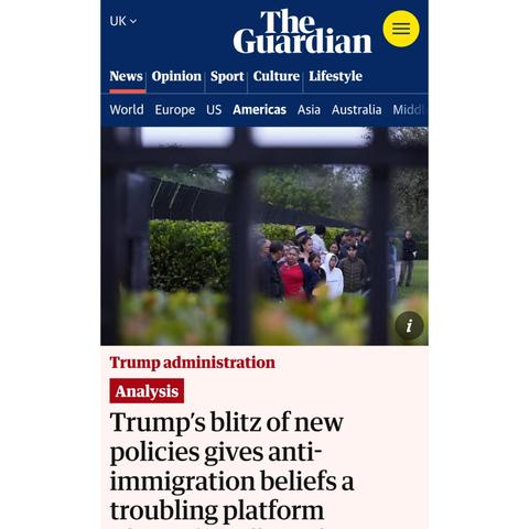 Guardian headline.