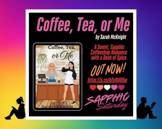 This Week’s Sapphic Reads pick is: Coffee, Tea, or Me By Sarah McKnight https://a.co/d/02L6R45 When it came to relationships, Sasha Tillman used to be confident. That is, until a whirlwind romance turned into something she never saw coming. Now, almost a year later and still reeling from the aftereffects, college junior Sasha is content to stay in the shadows and just focus on getting through school. But then a new girl, Jade, becomes a regular at the café where Sasha works, and the insta-crush is undeniable. To make matters worse, Jade lands herself a job at the same café! Can Sasha learn to overcome her past and focus on the future, or will she let the promise of something better slip through her fingers?