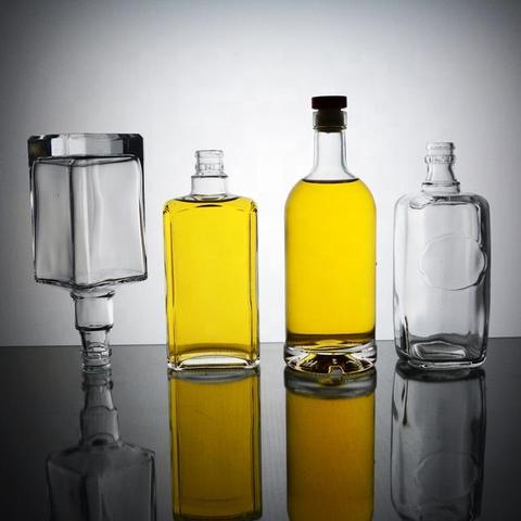 Crystal glass bottles