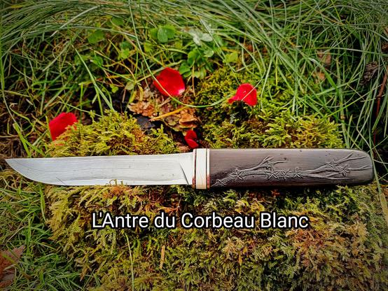 🍂Tanto inspiration, suminagashi vg10 handle in Mozambique ebony engraved with Sakura flowers, wenge bronze and mammoth 🍂

🍂Inspiration tanto, suminagashi vg10 manche en ébène du Mozambique gravé du fleurs de Sakura, bronze wenge et ivoire de mammouth.🍂

#japan #knife #tanto #japanese #samouraï #ebony #sakura #suminagashi #mammoth #flowers #carving #woodcarving #lantreducorbeaublanc #handmade #madeinfrance #art