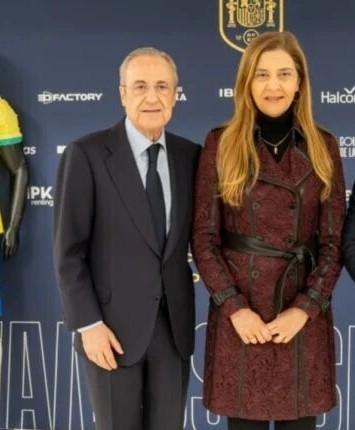Foto de Fiorentino Perez e Leila Pereira.