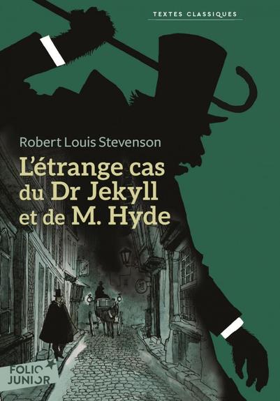 Couverture du livre L'Étrange Cas du docteur Jekyll et de M. Hyde de Robert Louis Stevenson.