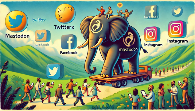 Mastodon als Zufluchtsort für X, Fb und Insta Flüchtlinge
