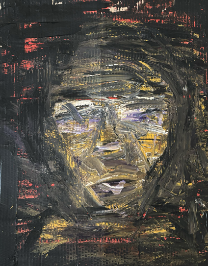 Untitled Painting Portrait (closeup)