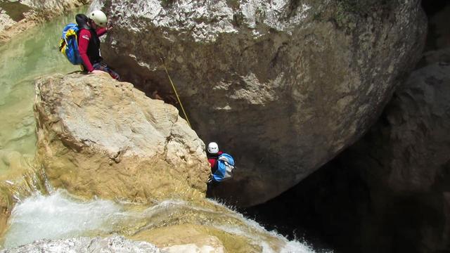 Descenso Gorgas Negras más Barrasil, rapel