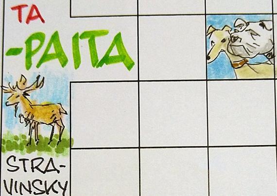 3 kertaa 4 ruudun pala kuvaristikosta