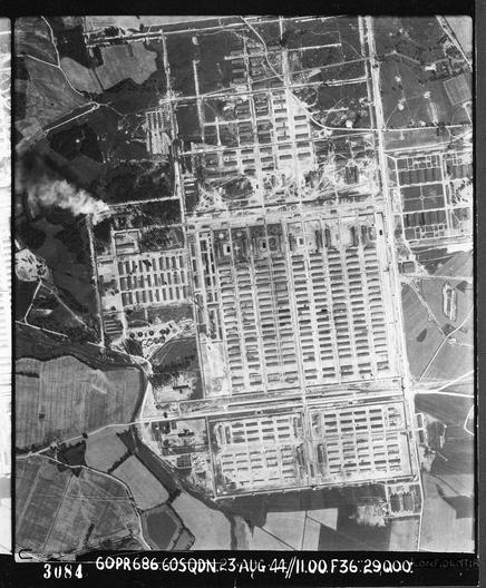 International #Holocaust Remembrance Day - 27th January Auschwitz aerial view RAF reconnaissance picture 1944 #HolocaustMemorialDay #HolocaustRemembrance #80years