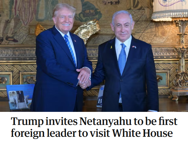 Trump invites Netanyahu to be first foreign leader to visit White House.</p><p>Picture: Donald Trump and Benjamin Netanyahu at Mar-a-Lago in Palm Beach, Florida, on 26 July 2024.