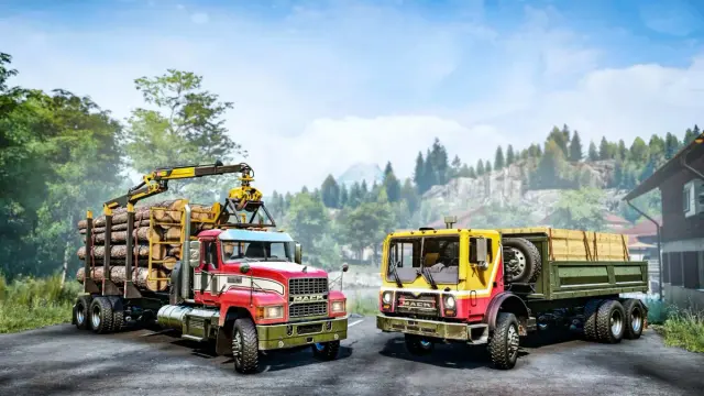 The Mack Dual Pack DLC will be released on February 11th for SnowRunner. It's a standalone purchase (Not in the Season Pass 4) which gives you the heavy duty Mack Pinnacle and Terra Pro to add to your garage.