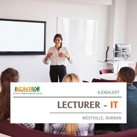 IT Lecturer  at Kontak Recruitment in Durban 