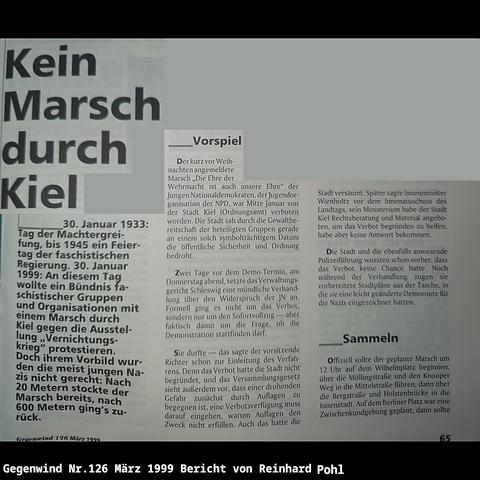 Bericht im Gegenwind von Reinhard Pohl Teil 1