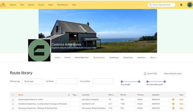 List of bike routes and rides in various beautiful cities or natural areas worldwide. 