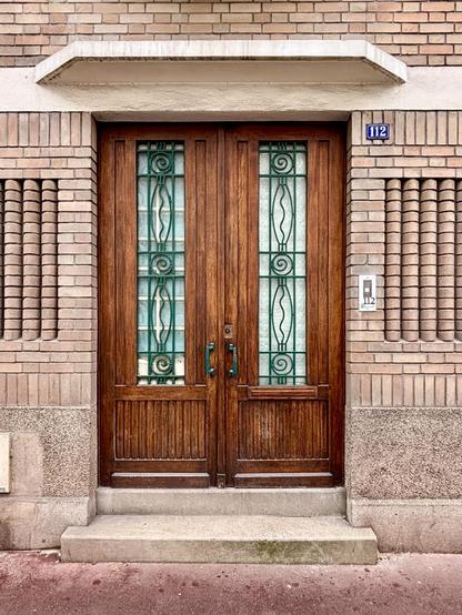 Porte d’immeuble à Montrouge 