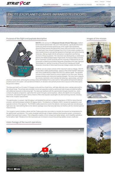 Example of one page of stratocat