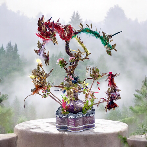 « Manège aux dragons » paper art