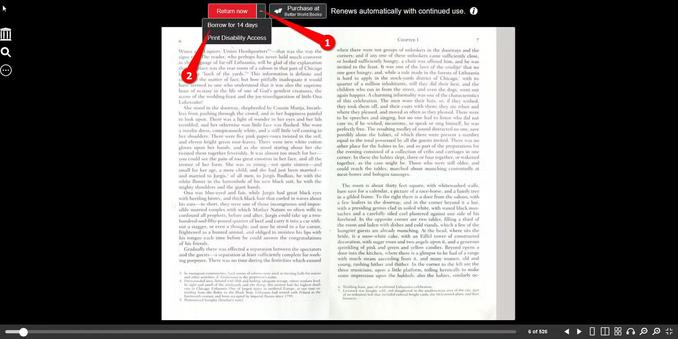 Reading a Borrowed Book in an ereader