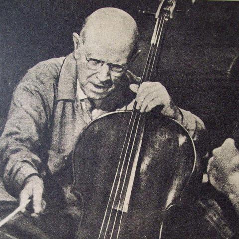 three prerequisites for lifelong learning: a black and white photograph of the cellist Pablo Casals. Photo attribution: Gus Ruelas
