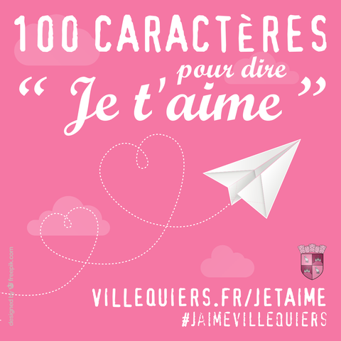 Cent caractères pour dire "Je t'aime".