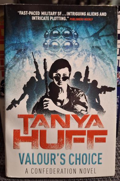 Tanya Huffin kirjan Valour's Choice kansikuva. Kirja on Confederation-sarjan ensimmäinen osa.