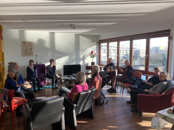 Bedside Singers met publiek