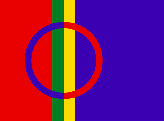 The Sámi flag