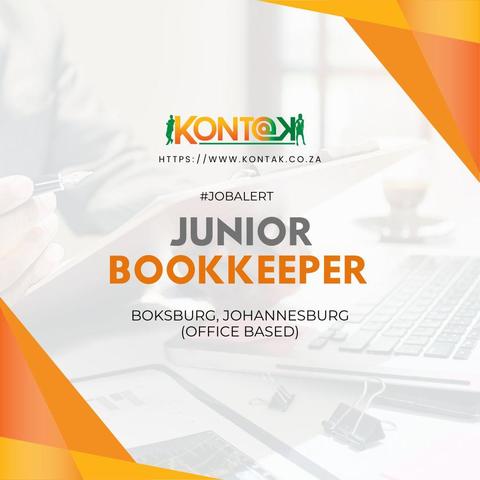 Junior Bookkeeper at Kontak Recruitment in Johannesburg