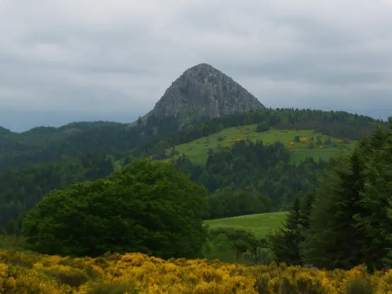 Mont Gerbier de Jonc, Massif Central, France.
A volcanic dome made out of phonolite.