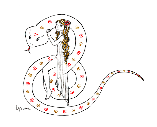 L'Année du serpent 2025 par Lysiane Binet