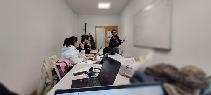 People in vovled in the team discussing about the proposed synthetic routes