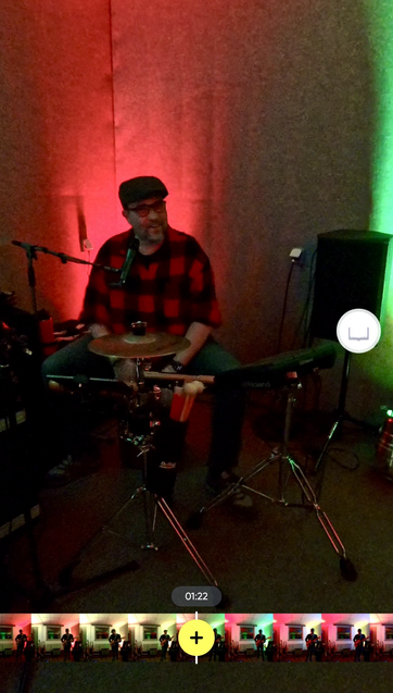 Oliver Wengeler am Cajon