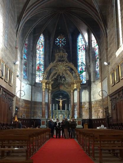 Photo du cœur de la basilique Saint-Aphrodise de Béziers