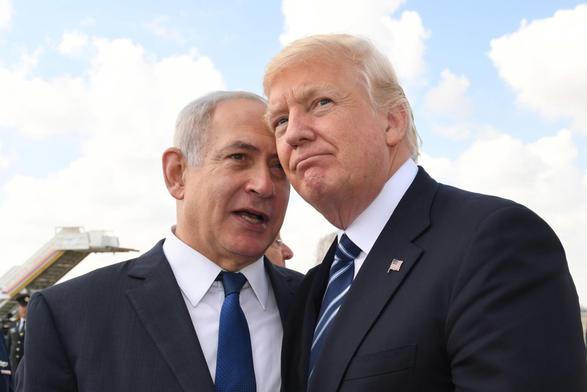 Netanyahu, con Trump, durante el primer mandato del actual presidente de EE UU.