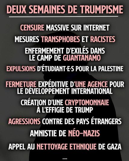 Cela ne fait que deux semaines que Donald Trump est de retour à la Maison Blanche, et tout va déjà extrêmement vite.