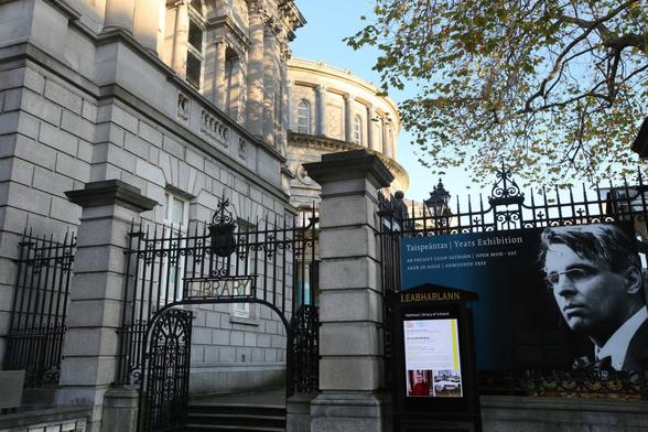 Exterior photo of the National Library of Ireland