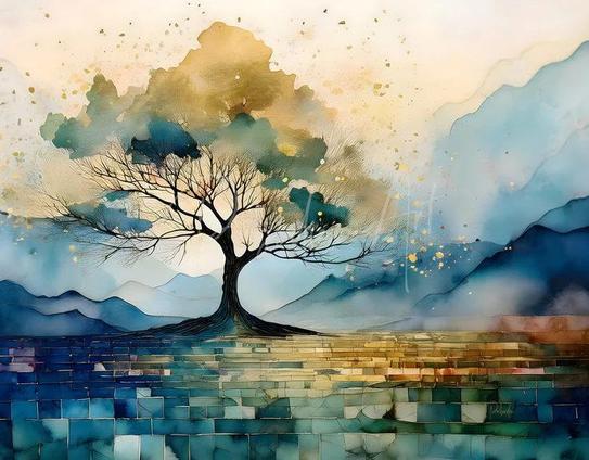 Everyone have a wonderful Wednesday!  Enjoy this GOLDEN TREE MOSIAC:
https://pabodie.com/products/golden-tree-mosiac 
