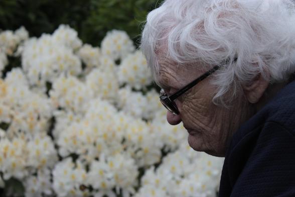 Un portrait de Georgette âgée de 92 ans