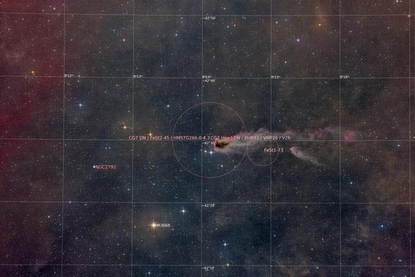 12-inch lacerta remote, NA, astrofotografie, astronomie, astronomy, astrophotography, cg7, cometary globule, dark nebula, hakos, hakos guest farm, ias, ias observatory, ias observatory hakos, khomas, namibia, ngc, ngc2792, planetarischer nebel, planetary nebula, vela, world