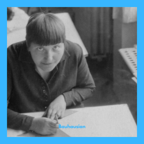 Photo of Lotte Beese writting on a paper