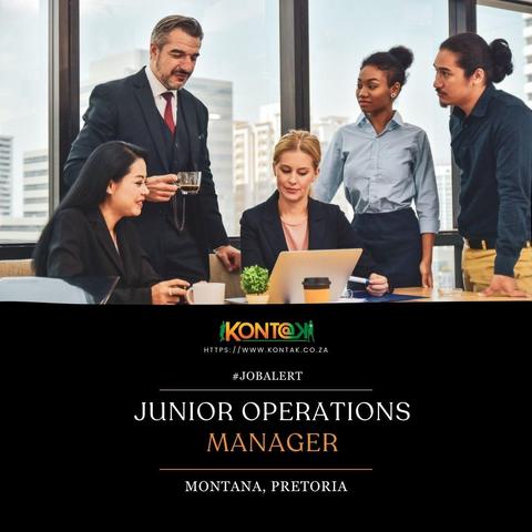 Junior Operations Manager (JB5064) at Kontak Recruitment in Montana, Pretoria