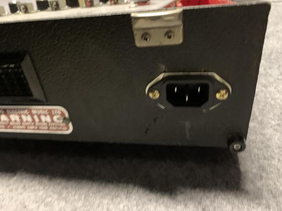 IEC C14 socket installed