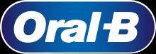 Oral-B logo (white text on blue background)