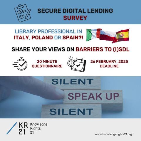 Cartel con los datos de la encuesta sobre Préstamo Digital Seguro