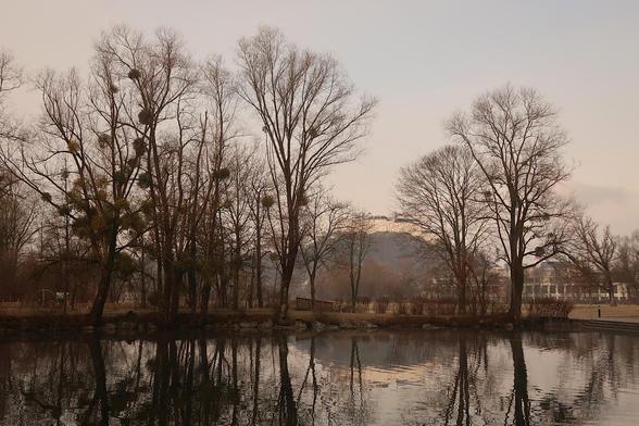 Nawiteich mit Festung und Spiegelung