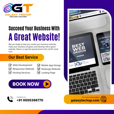 🌟 Skyrocket Your Online Presence with Galaxy TechUP! 🌐

📩 Get in touch today and let’s create a website that turns visitors into loyal customers!
📧 Email: info@galaxytechup.com
🌐 Website: www.galaxytechup.com

#WebsiteDesigning #WebDevelopment #GalaxyTechUP #DigitalGrowth #ResponsiveWebDesign #EcommerceSolutions #WordPressDevelopment #SEOExperts #TechInnovation #OnlineBusiness

Let’s build your digital success together! 🚀