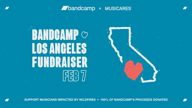 Bandcamp LA fundraiser Feb 7