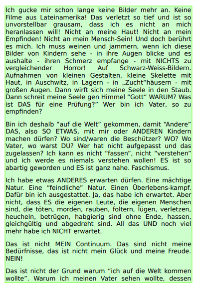 Screenshot Februar 2025 Manuskript Ausschnitt "CRISPR_rEvolution" - Kapitel "Die Quantenphysik der Liebe" - Erste Schreibversuche 2011