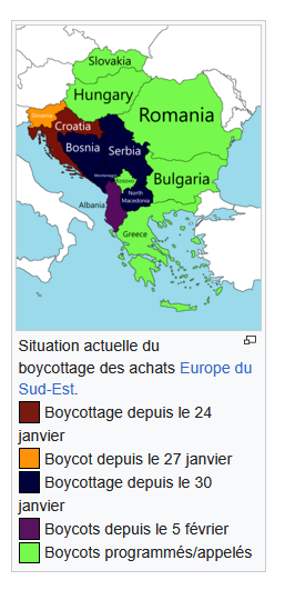 Boycott des supermarchés en Europe de l'Est contre l'inflation
