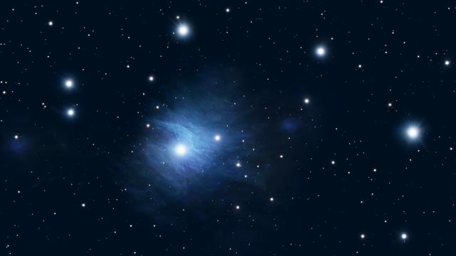 The star Maia in the M45 Pleiades cluster