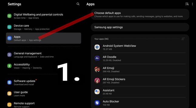 settings   apps

Choose default apps