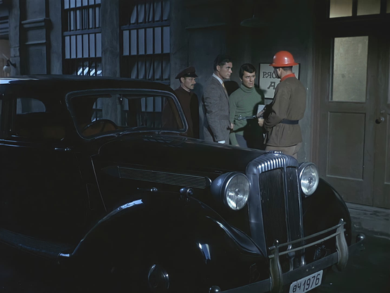 The Time Tunnel: In 'Secret Weapon,' time travellers Doug Phillips (Robert Colbert) and Tony Newman (James Darren) pose as defectors to gain entry to the mysterious Project A-13.